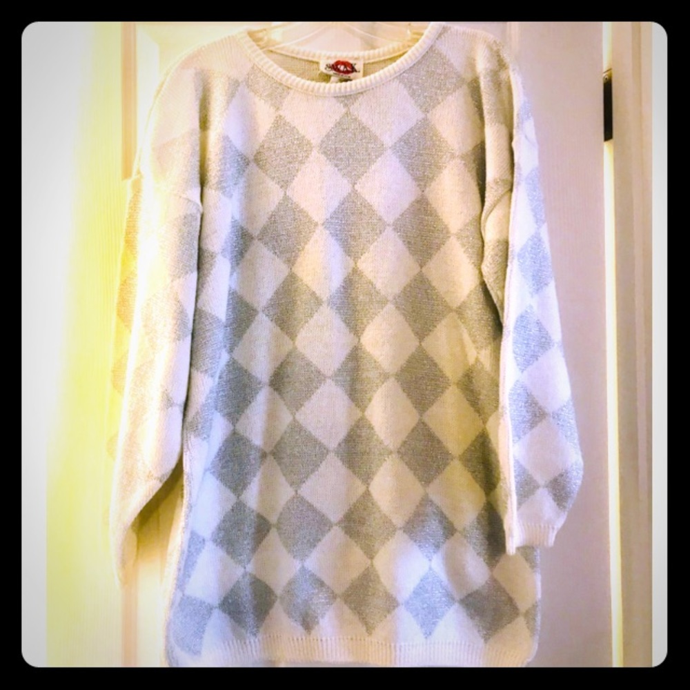 Vintage Oversized Shimmery Sweater